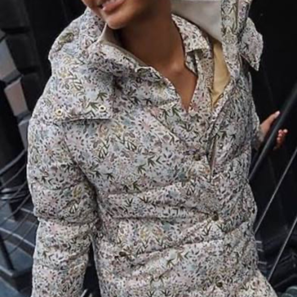 J. Crew Flurry puffer jacket with PrimaLoft® in Liberty® Tapestry floral Large